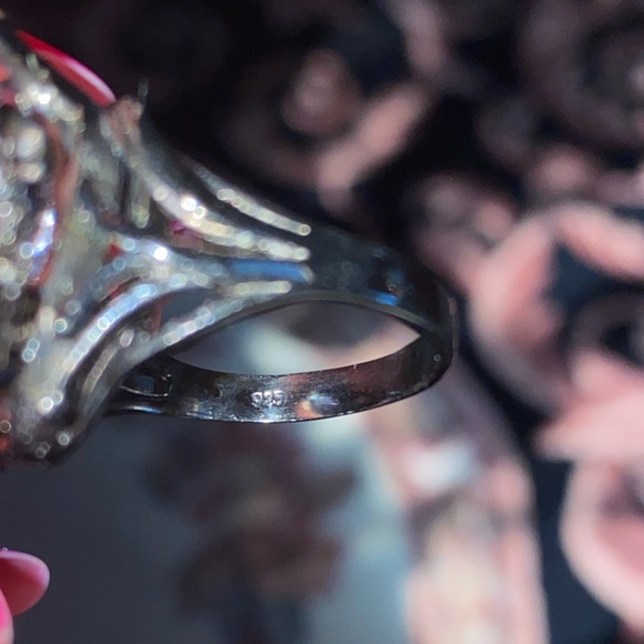 Exquisite Rare Genuine Ametrine Aquamarine Ring - Picture 8 of 12